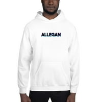 Tri Color Allegan Hoodie Pullover Sweatshirt от неопределени подаръци
