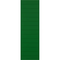 Екена Милуърк 18 в 56 з вярно Фит ПВЦ хоризонтална ламела модерен стил фиксирани монтажни щори, Виридиан зелен
