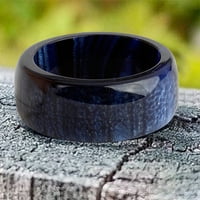 юехао Пръстени дъга синьо прости пръстени цветни облаци жени пръстен пръстени пръстен акрилни ленти момиче стил Пръстени