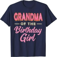 Сладка поничка баба рожден ден момиче сладка семеен тениска с понички