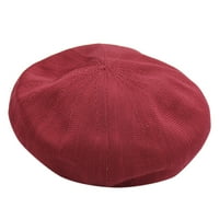 Куоф Барета шапка шапка плътен цвят шапка за жени и момичета