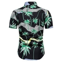 Мъжки тениски за тениски за печат на хаваи за мъжки къси ръкав на открито свободен тениски с къс ръкав плаж ежедневно работно място върхове ежедневно свободно врем