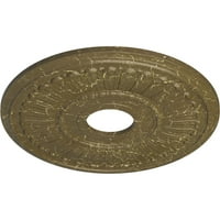 Екена мелница 16 од 5 8 ИД 3 4 П таван медальон, ръчно рисуван Мисисипи кален пращене