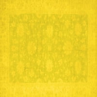 Агли Компания Вътрешен Правоъгълник Ориенталско Жълто Модерна Зона Килими, 7'9'
