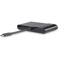 Startech.com USB-C Мултиортен адаптер за лаптоп, черен