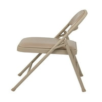 Сгъваеми стол на Office Star Products с винилова седалка и обратно