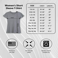 Фъстъци - Hug Heart Flower - Графична тениска с къси ръкави за жени