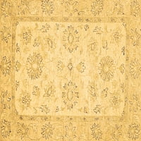 Ahgly Company вътрешен правоъгълник Ориентал кафяво традиционни килими, 7 '9'