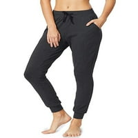 Дамски меки йога панталони ежедневни Шнур ластик джогър анцуг спортен панталон панталон с джобове