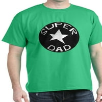 Cafepress - супер татко тъмна тениска - памучна тениска