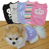 Naiyafly Pet Dog Puppy Vest тениска палто куче дрехи облекло