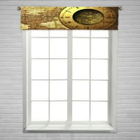 Дизайн на часовника на steampunk clock window curtain valance rod pocke