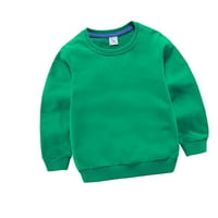 Дадария бебе момчета момичета дрехи 1-10години зимни детски качулки деца Плътен цвят Детски Пуловер пуловер Връхни дрехи бели 6-години, малко дете