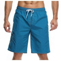 Binmer Men's Shorts Surf Pants Мъжки плътни цветни големи панталони подрязани панталони