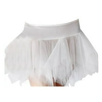 Пола на миайилима за жени Туту пола тийнейджъри класически еластична балетна пола от тюл 1950 -те винтидж стил късо пола 3xl