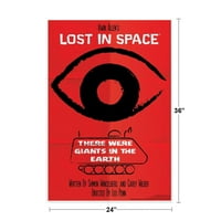 Ламиниран изгубен в космоса имаше гиганти на Земята Хуан Ортис епизод на Арт плакат сухо изтриване знак 24х36