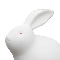 Папаба керамичен заек занаят колекционерски реалистичен полезен орнамент на работния плот Прекрасен миниатюрен бял зайче фигурка