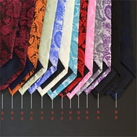 Денсемангу мъжки вратовръзки Пейсли Флорален Жакард тъкани Мъжка Сватбена вратовръзка класически Мъжка вратовръзка