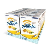 Snapple, диета лимон - прахообразна напитка mi - - без захар и вкусна, приготвена с естествени аромати, прави ароматизирани водни напитки - нов, по -добър вкус
