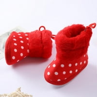 Бебешки зимни топли снежни ботуши Бебе Момче момиче детски обувки за бебешко креватче 0-18м