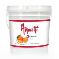 Amoretti - мандаринов мраморизиращ вихър 2. lbs - Изработен с истински плодове, без консервант, одобрен от TTB, доказателство за печене, веган, стабилен на рафта, естествено ?