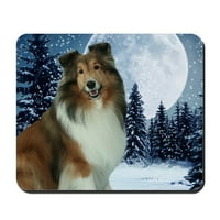 Cafepress - Sheltie Mousepad - неплъзгаща се гумена мишка, подложка за мишка за игри