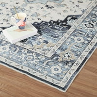 Измиваема зона килим бохо персийски килим петна и водоустойчив сгъваем тънки винтидж килими фау вълни пода килим за хол спалня трапезария кухня баня ферма офис