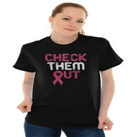 Вижте Ги Рак На Гърдата Наясно Жени Графични Тениски Марки Бриско