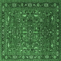 Ахли Компания Вътрешен Правоъгълник Ориенталски Изумрудено Зелено Традиционни Килими Площ, 8 '12'