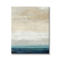 Ступел индустрии Затруднени океан пейзаж абстрактна живопис галерия увити платно печат стена изкуство, дизайн от Сузан Никол