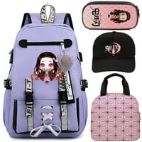 комплект раница Незуко, Ученическа чанта + чанта за тийнейджър