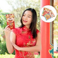 Червен плик пролет фестивал Китайска Нова година карикатура o Червени пакети