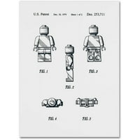 Изобразително изкуство с търговска марка Лего Ман патент страница бяло платно изкуство от Клер Дохърти