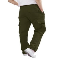Товарни панталони за мъжки леки разхлабени ежедневни джобове работни дрехи панталони ежедневни тренировки спортни панталони