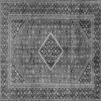 Ahgly Company вътрешен правоъгълник медальон сиви традиционни килими, 8 '12'
