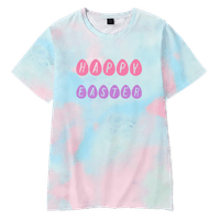 Тениска на великденския модел за мъжки печат с къс ръкав Топ 3D Casual Street Man's тениска с огромна тениска мъже винтидж дрехи за деца ， e-140