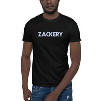 Zackery Retro стил с къс ръкав памучна тениска от неопределени подаръци