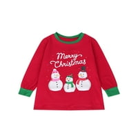 Киплики бебе сделки Есенна пижама за деца случайни Коледа родител-дете износване снежен човек печат домашна услуга родител - дете костюм Татко