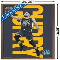 Golden State Warriors - Poster на стената на Стивън Къри, 22.375 34