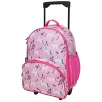 Kids Kids Wildkin Rolling Baggage за момчета и момичета, идеален за пътуване и нощувка, размери за пренасяне