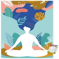 Плакат за медитация и съзнание, 14.725 22.375