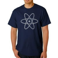 Поп арт мъжка дума Арт тениска-атом