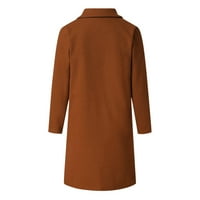 Wofedyo палта за жени Pocket Office Blazer Draped Front Cardigan Jacket Work Suit Concpont Coats за жени
