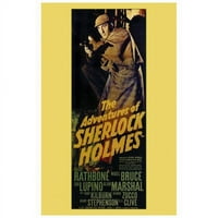 Posterazzi Movef Приключенията на филмовия плакат на Шерлок Холмс - в