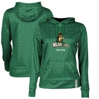 Женски ловец Green Wright State Raiders Soccer Pullover Hoodie
