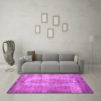 Ahgly Company Indoor Rectangle Persian Pink Bohemian Area Rugs, 8 '10'
