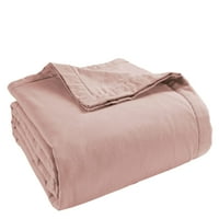 памучни одеяла, охлаждащи одеяла, лятно одеяло, 3 -слой легло с одеяло с двойни, леко одеяло, двойно одеяло за легло, дишащо одеяло, двойни одеяла, - сепия роза