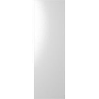 Екена Милуърк 12 в 57 х вярно Фит ПВЦ Две панел Шеврон модерен стил фиксирани монтажни щори, бял