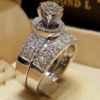 Свети Валентин диамантен пръстен пръстен светлина пръстен нов творчески пръстен могат да бъдат подредени, за да носят дамски моден пръстен