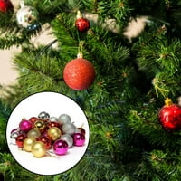 Коледно дърво орнаменти топки мини разбиващи празнични орнаменти топки за Коледна украса, 1.18
